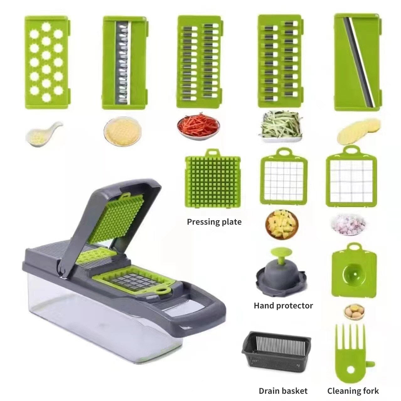 MandoSlicer™ | Mandoline 12 en 1 | Cuisine